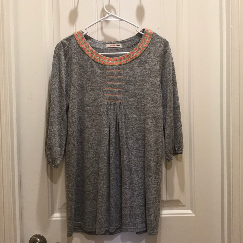 Children’s orange creek dress